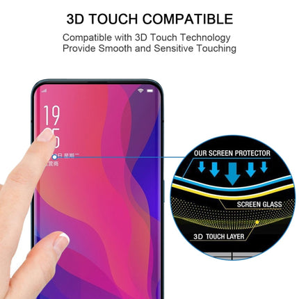 Edge Glue 3D Curved Edge Full Screen Tempered Glass Film For OPPO Find X