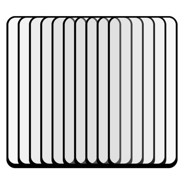 For OPPO A52 25 PCS Full Glue Full Screen Tempered Glass Film