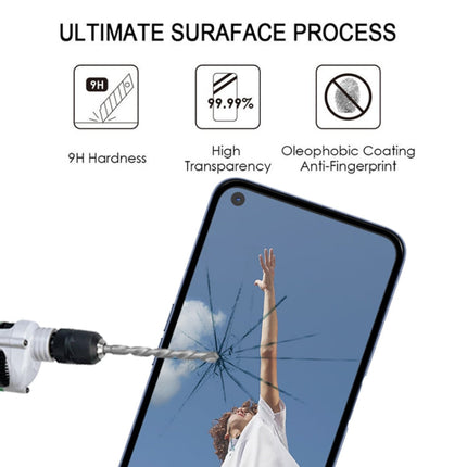 For OPPO A52 25 PCS Full Glue Full Screen Tempered Glass Film