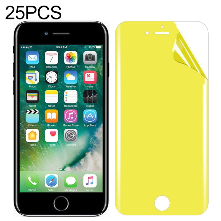 25 PCS For iPhone SE 2020 / 8 / 7 Soft TPU Full Coverage Front Screen Protector, For iPhone 7 / 8(25 PCS)