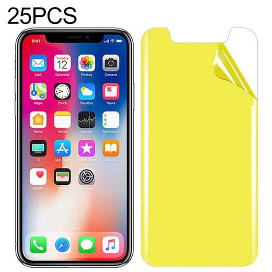 25 PCS For iPhone X / XS Soft TPU Full Coverage Front Screen Protector, For iPhone X / XS(25 PCS)