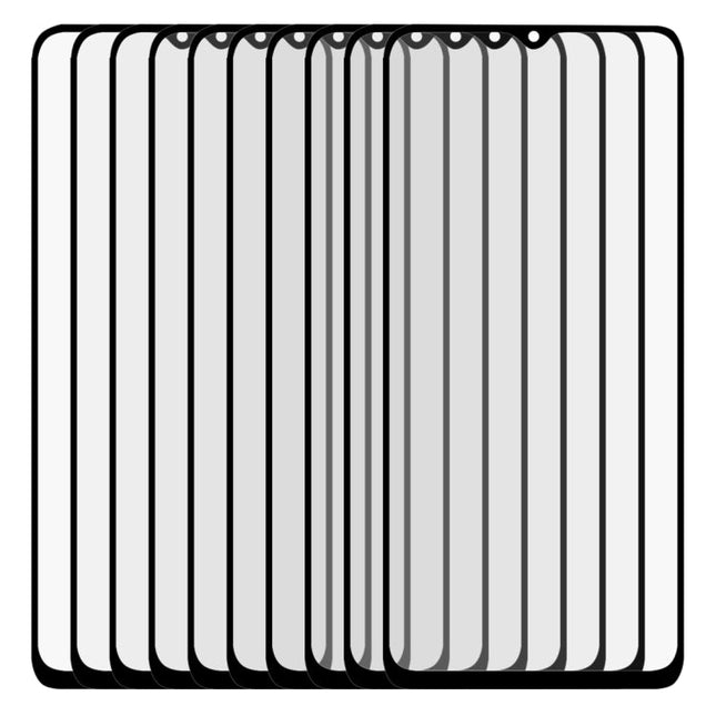 25 PCS For OPPO Reno 3 / Reno3 Youth Full Glue Full Cover Screen Protector Tempered Glass Film