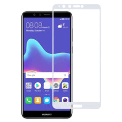 0.26mm 9H 2.5D Anti-scratch Silk-screen Tempered Glass Full Screen Film for Huawei Y9 (2018), For Y9 (2018) (1 PCS) Black, For Y9 (2018) (1 PCS)