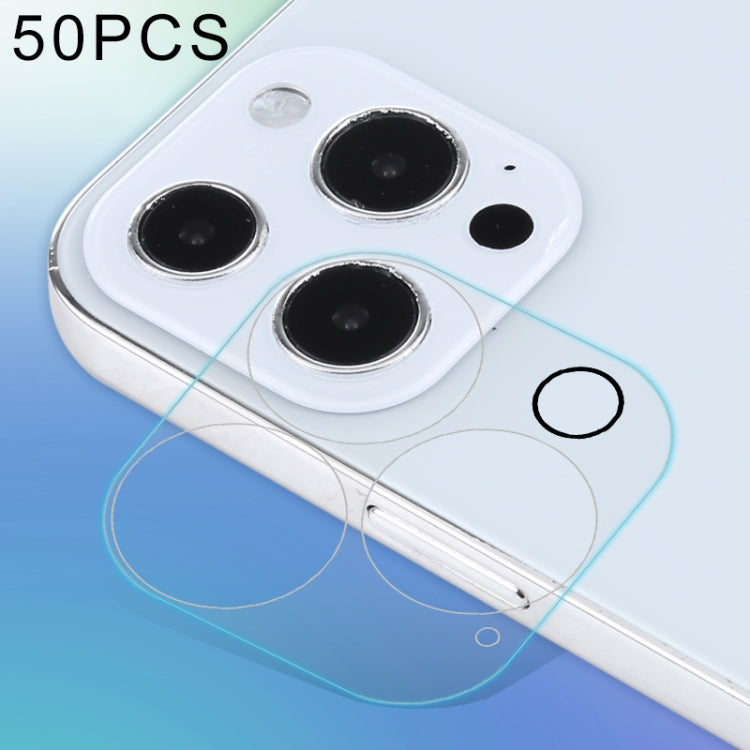 For iPhone 13 Pro Max 50pcs HD Rear Camera Lens Protector Tempered Glass Film , For iPhone 13 Max(50pcs)