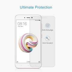 For Xiaomi Redmi 5A 0.26mm 9H Surface Hardness 2.5D Curved Edge Tempered Glass Screen Protector, For Redmi 5A