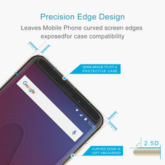 For Wiko View 0.26mm 9H Surface Hardness 2.5D Curved Edge Tempered Glass Front Screen Protector, For Wiko View