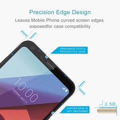 For LG Q6+ 0.26mm 9H Surface Hardness 2.5D Curved Edge Tempered Glass Screen Protector, For LG Q6+ (1 PC)