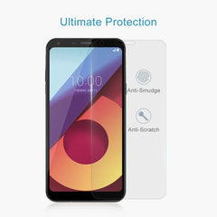 For LG Q6+ 0.26mm 9H Surface Hardness 2.5D Curved Edge Tempered Glass Screen Protector, For LG Q6+ (1 PC)