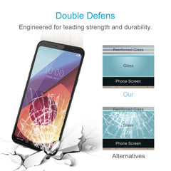 For LG Q6+ 0.26mm 9H Surface Hardness 2.5D Curved Edge Tempered Glass Screen Protector, For LG Q6+ (1 PC)