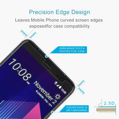 For HTC U11+ 0.26mm 9H Surface Hardness 2.5D Curved Edge Tempered Glass Screen Protector, For U11+ (1 PC)