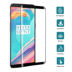 For OnePlus 5T 3D Curved Edge 9H Hardness HD Tempered Glass Screen Protector, For OnePlus 5T