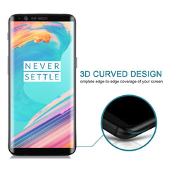 For OnePlus 5T 3D Curved Edge 9H Hardness HD Tempered Glass Screen Protector, For OnePlus 5T