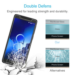 For Alcatel 1C 2.5D Non-Full Screen Tempered Glass Film, Alcatel 1C (1 PC)