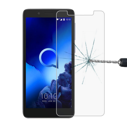 For Alcatel 1C 2.5D Non-Full Screen Tempered Glass Film, Alcatel 1C (1 PC)