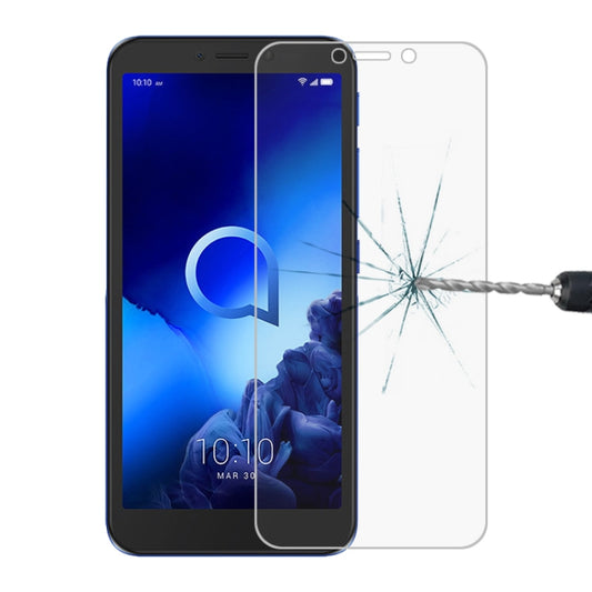 For Alcatel 1V (2019) 2.5D Non-Full Screen Tempered Glass Film, Alcatel 1V (1 PC)