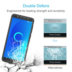 For Alcatel 1X 2.5D Non-Full Screen Tempered Glass Film, Alcatel 1X (1 PC)