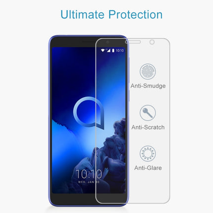 For Alcatel 1X (2019) 2.5D Non-Full Screen Tempered Glass Film, Alcatel 1X (2019) (1 PC)