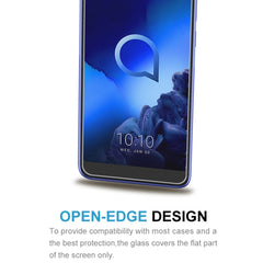 For Alcatel 1X (2019) 2.5D Non-Full Screen Tempered Glass Film, Alcatel 1X (2019) (1 PC)