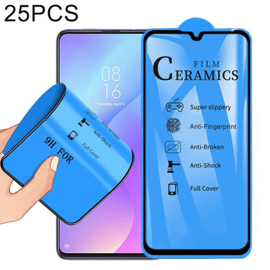 25 PCS 2.5D Full Glue Full Cover Ceramics Film for Huawei Honor Play 8A / Y6 (2019) / Y6 Prime (2019), For Huawei Honor Play 8A / Y6 (2019) / Y6 Prime (25 PCS)