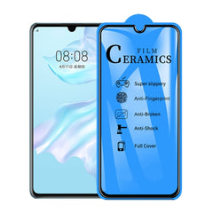 2.5D Full Glue Full Cover Ceramics Film for Huawei P30, For Huawei P30 (1 PC)