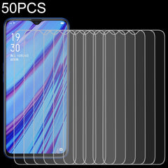 50 PCS For OPPO A5 / A9 (2020) / A56 5G 9H 2.5D Screen Tempered Glass Film, For OPPO A5 / A9 (2020) (50 PCS)