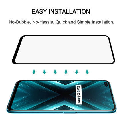 For OPPO Realme X3 25 PCS Full Glue Full Screen Tempered Glass Film