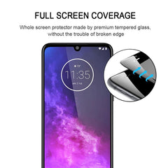 For Motorola One Zoom Full Glue Full Screen Tempered Glass Film, For Motorola One Zoom