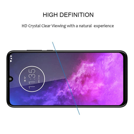 For Motorola One Zoom Full Glue Full Screen Tempered Glass Film