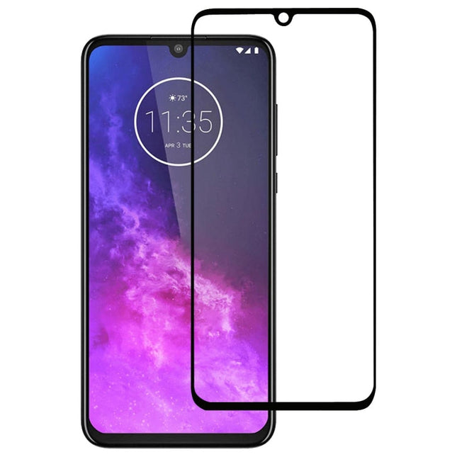 For Motorola One Zoom Full Glue Full Screen Tempered Glass Film