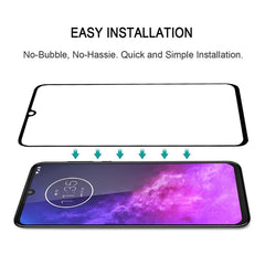 For Motorola One Zoom Full Glue Full Screen Tempered Glass Film, For Motorola One Zoom