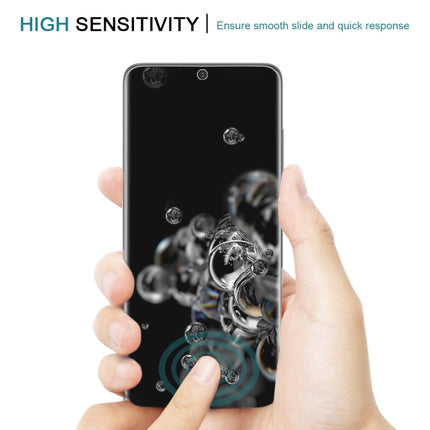 25pcs For Galaxy S20 Ultra 9H HD 3D Curved Edge Tempered Glass Film (Transparent)