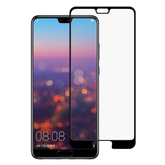 9H Silk Print Full Screen Tempered Glass Film for Huawei P20, For Huawei P20