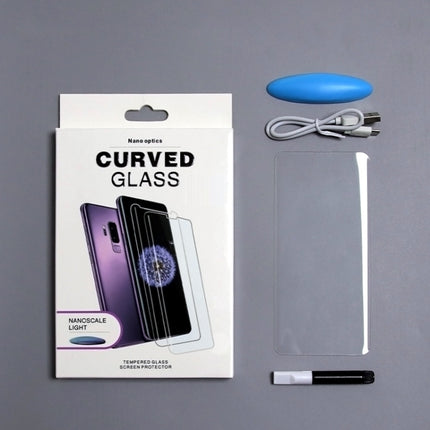 For Honor 50 UV Liquid Curved Full Glue Tempered Glass Film, For Honor 50