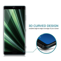 9H 3D Curved Full Screen Tempered Glass Film for Sony Xperia XZ3, For Sony Xperia XZ3(1 PC)