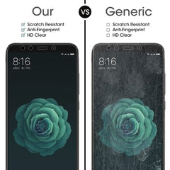 100 PCS 0.26mm 9H 2.5D Tempered Glass Film for Xiaomi Mi 6X & A2