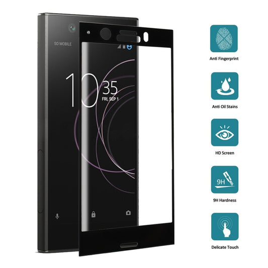 For Sony Xperia XZ1 Compact 0.26mm 9H Surface Hardness 3D Full Screen Tempered Glass Screen Protector, Sony Xperia XZ1 Compact