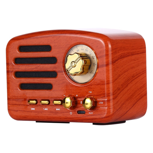 Elvis Angel MA-1500 Retro Bluetooth HiFi Radio Speaker with Colorful LED Light, Support USB & FM & 3.5mm Aux