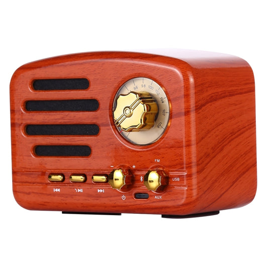 Elvis Angel MA-1500 Retro Bluetooth HiFi Radio Speaker with Colorful LED Light, Support USB & FM & 3.5mm Aux