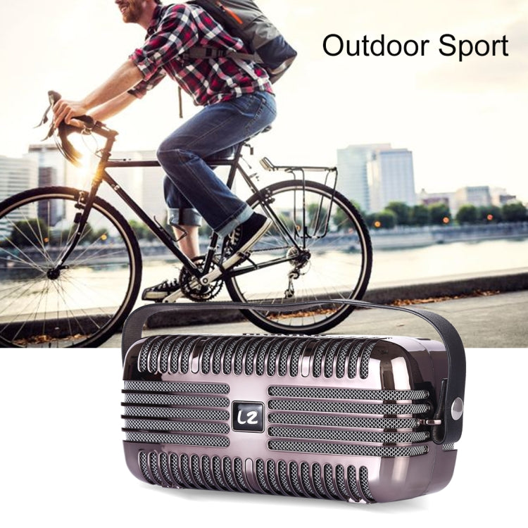 LZ E27 DC 5V Portable Wireless Speaker with Hands-free Calling, Support USB & TF Card & 3.5mm Aux, E27