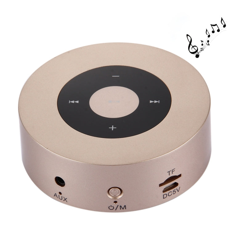 A8 Portable Stereo Bluetooth Speaker Built-in MIC, Support Hands-free Calls / TF Card / AUX IN, Pink, Gold, Grey, Red, Silver