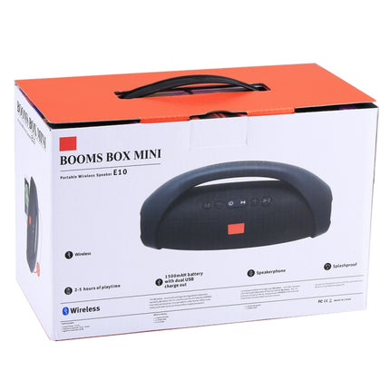 BOX3 MINI LED Splash-proof Portable Bluetooth Stereo Speaker Built-in Mic
