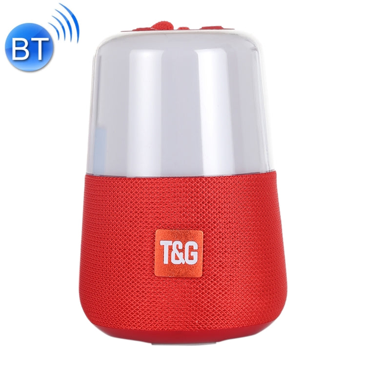 T&G TG168 Portable Wireless Bluetooth V5.0 Stereo Speaker with Handle, Built-in MIC, Support Flashing LED Light & TF Card & U Disk & AUX IN & FM, TG168