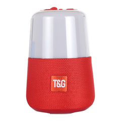 T&G TG168 Portable Wireless Bluetooth V5.0 Stereo Speaker with Handle, Built-in MIC, Support Flashing LED Light & TF Card & U Disk & AUX IN & FM, TG168