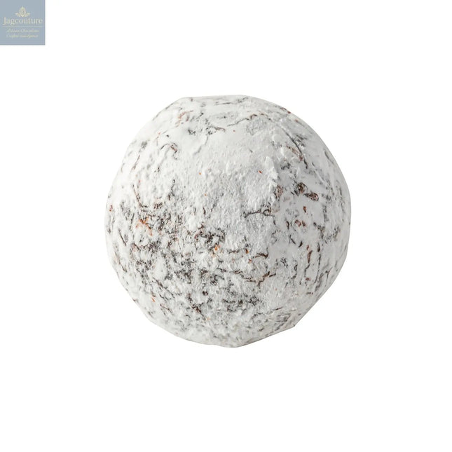 Marc de Champagne Truffle - Swiss white chocolate with fresh cream ganache and icing sugar dusting 12.5g approx 4kg