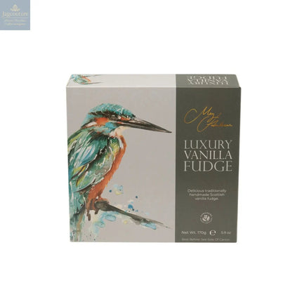 Meg Hawkins Kingfisher carton of vanilla fudge