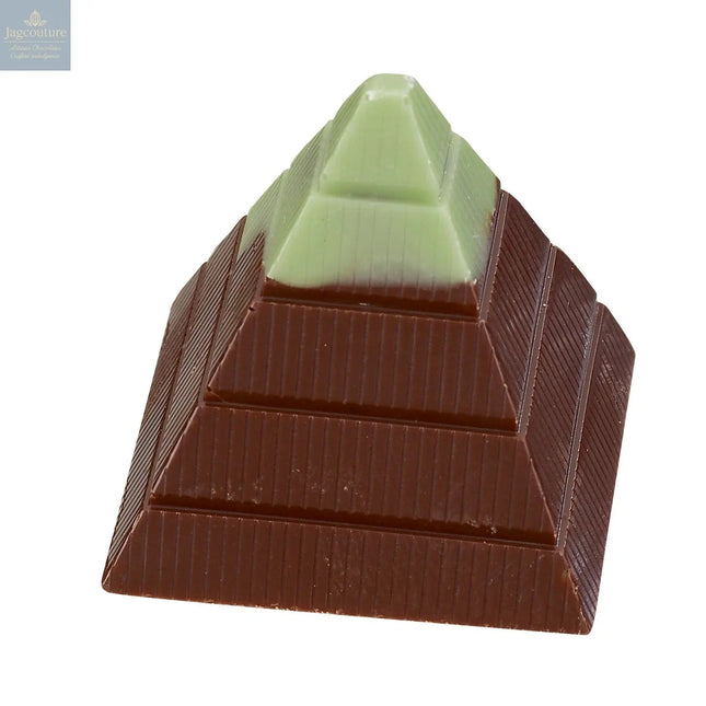 Mint cream pyramid - in dark chocolate 13g