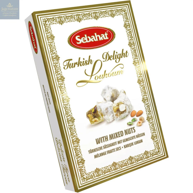 Mixed nut Turkish delight in gift box