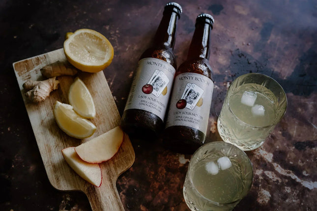 Mixed Case of Raw, Unfiltered Kombucha 330ml (12 or 24 Pack)