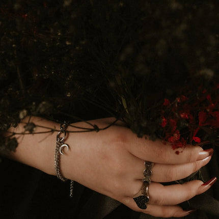 Selene Crescent Moon Bracelet