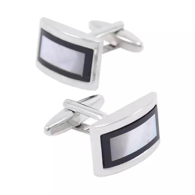 Mother Of Pearl Oblong Cufflinks